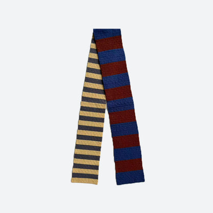 Striped 100% Merino Wool Scarf for Women