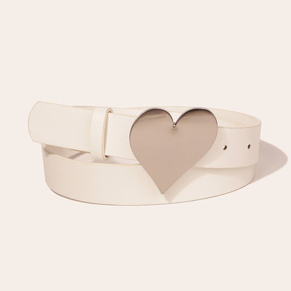 Love Shaped Punk Street Leather Belt