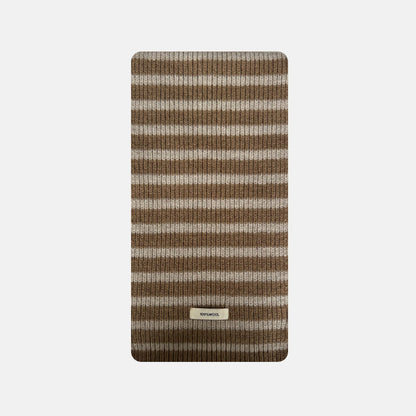 Soft Striped Warm Winter Wool Scarf