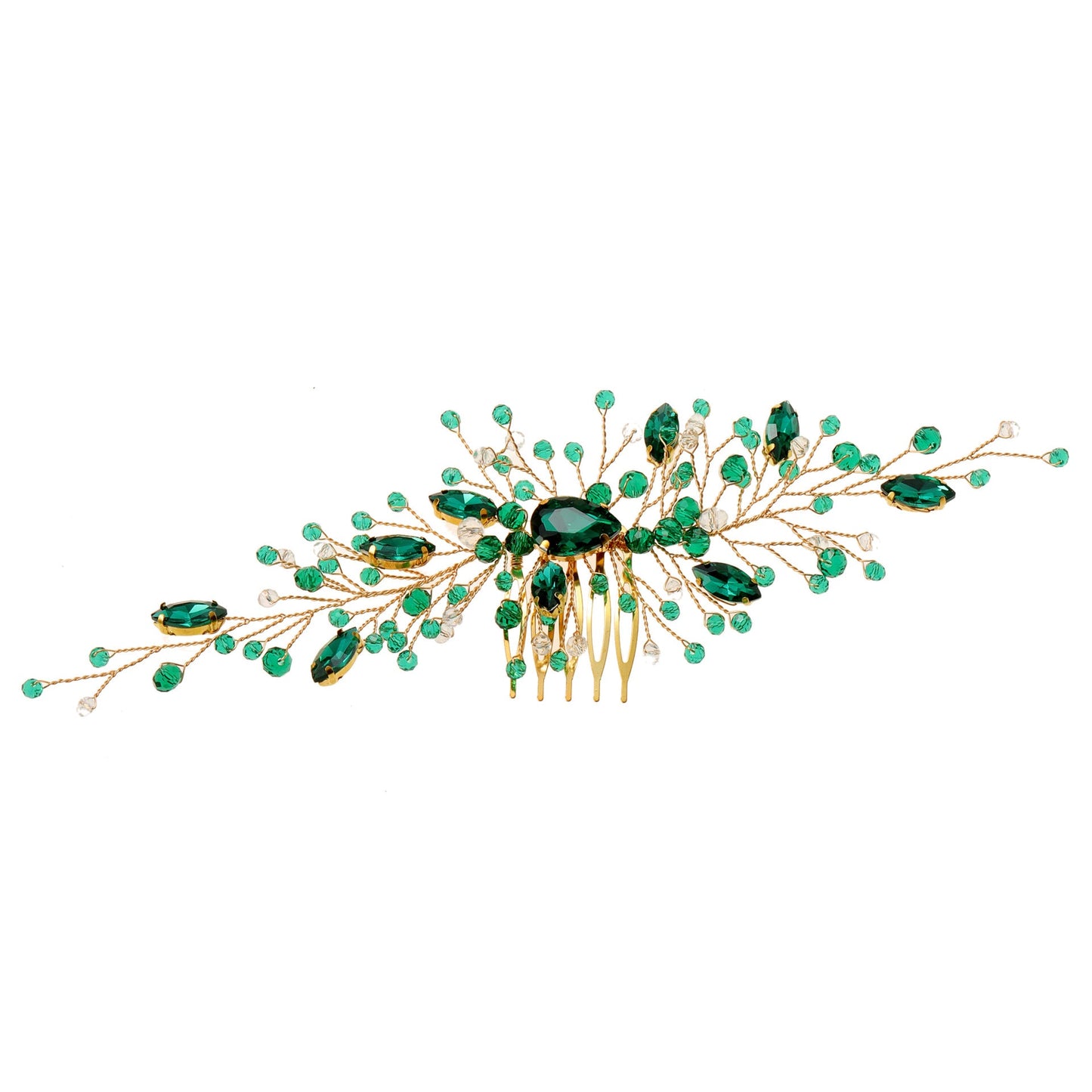 Bridal Wedding Hair Accessories Handmade Rhinestone Hair Comb
