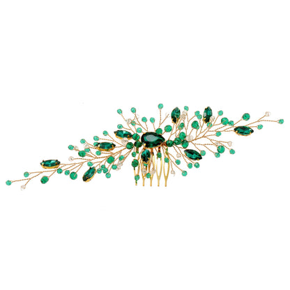 Bridal Wedding Hair Accessories Handmade Rhinestone Hair Comb