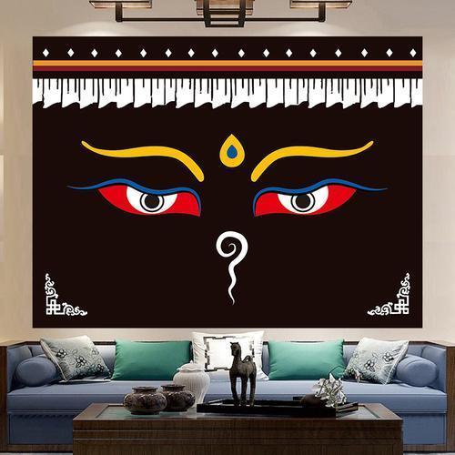 Tibetan National Culture Eye Traditional Thangka Tapestry