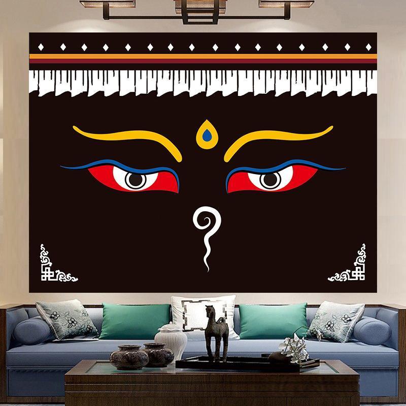 Tibetan National Culture Eye Traditional Thangka Tapestry