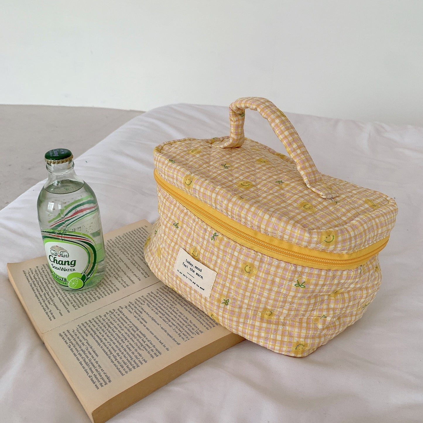 Cosbai - Floral Large Cosmetic Bag Storage Bag