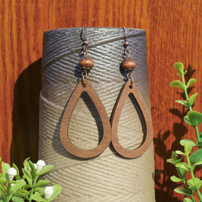 Ethnic Style Tassel Water Drop Alloy Earrings Set