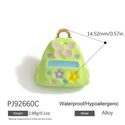 Alloy DIY Cartoon Car Pendant Droplet Decor
