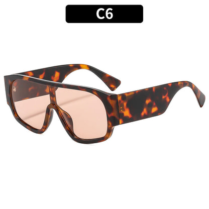 Stylish Rectangle Frame UV400 Sunglasses for Outdoor Activities