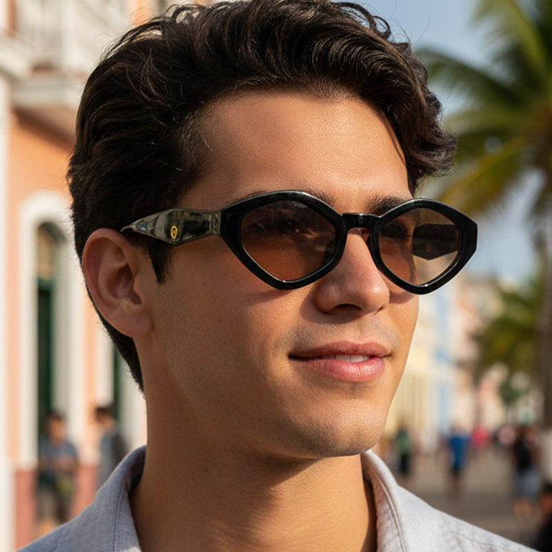 Trendy Polygon Sunglasses for Men and Women