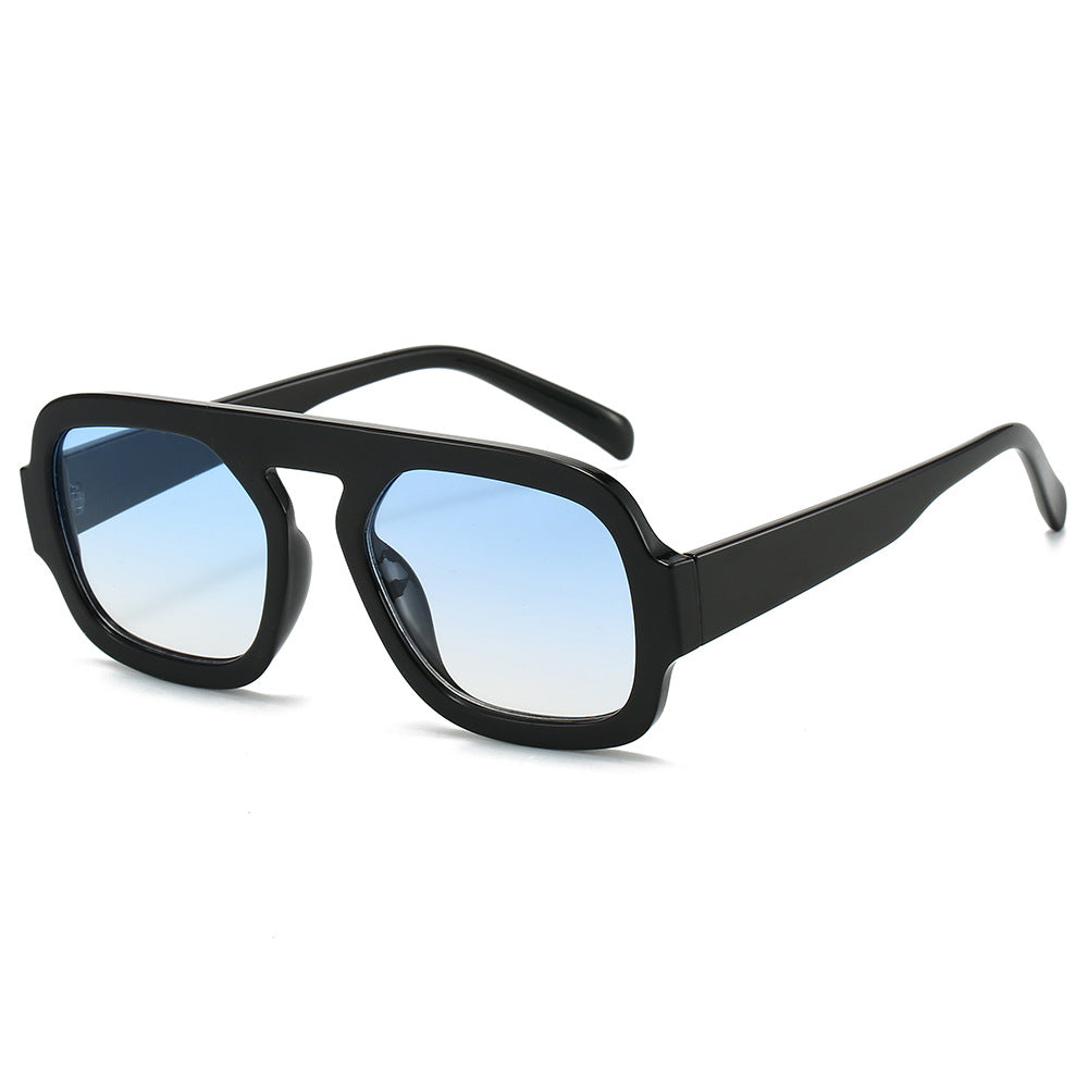 Pilot Sunglasses Stylish Oval Frame UV400 Protection