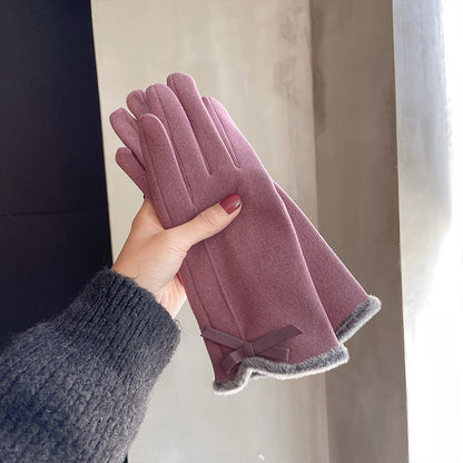 Elegant Touchscreen Thick Warm Winter Gloves