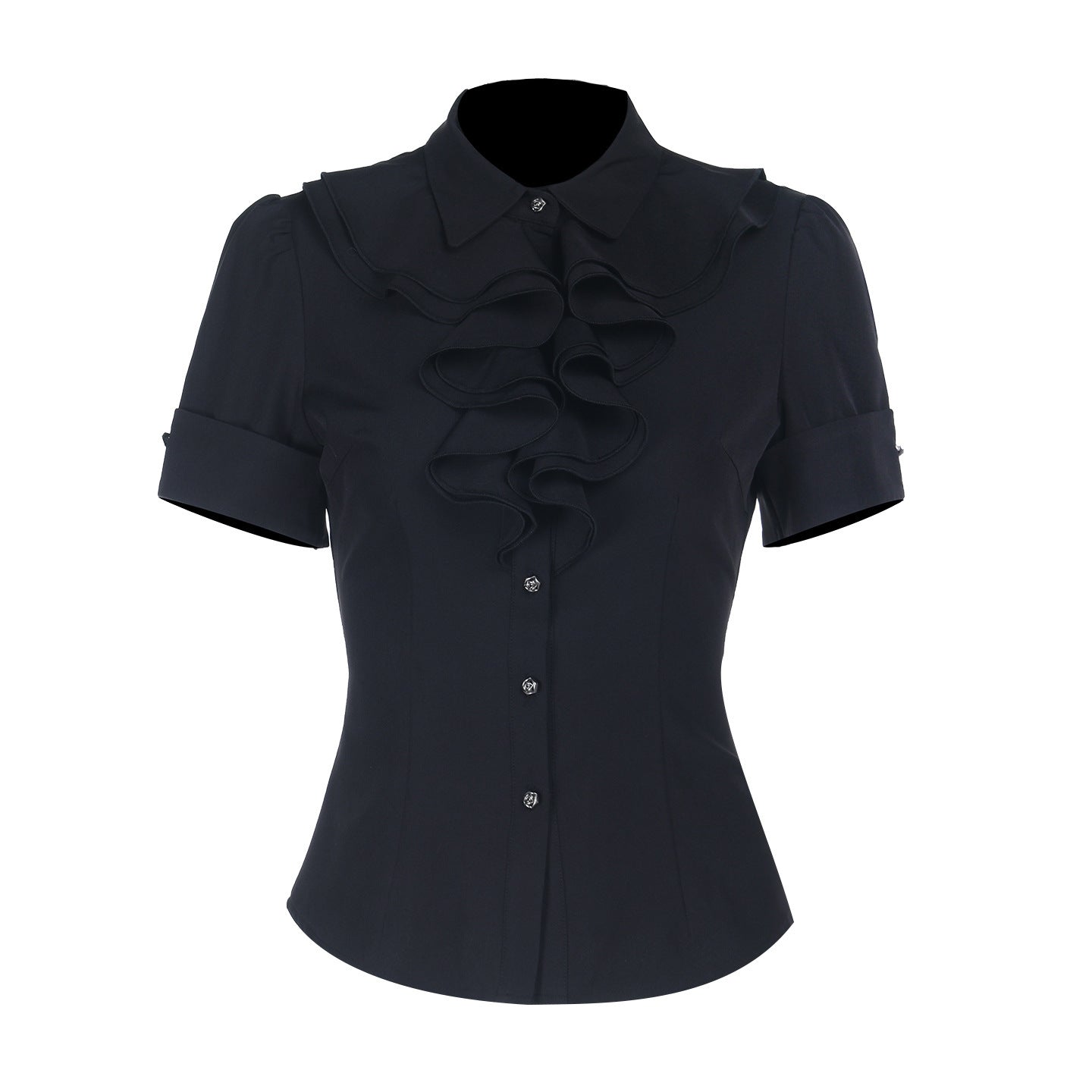 Gothic Style Crop Top and Mini Skirt Set