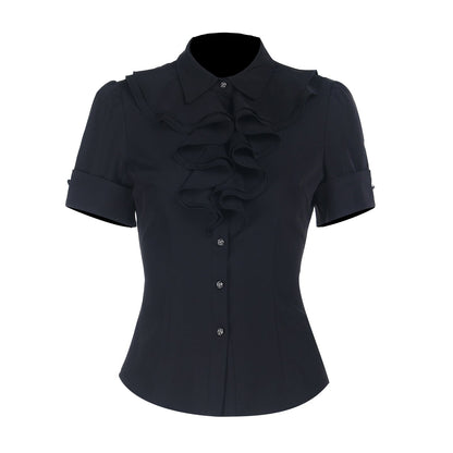 Gothic Style Crop Top and Mini Skirt Set