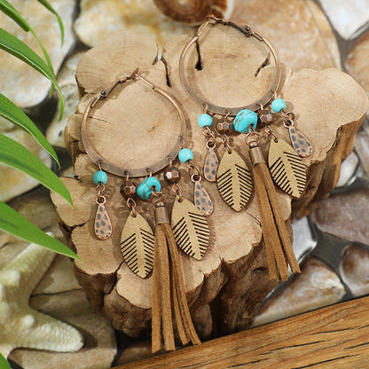 Bohemian Style Vintage Owl Earrings Zinc Alloy Jewelry