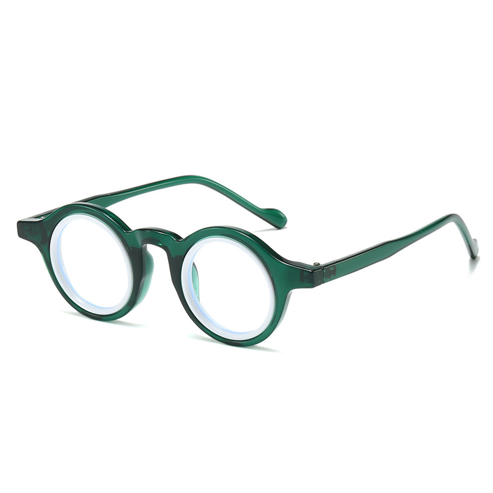 Retro Round Glasses with PC Frames for Unisex Fashion