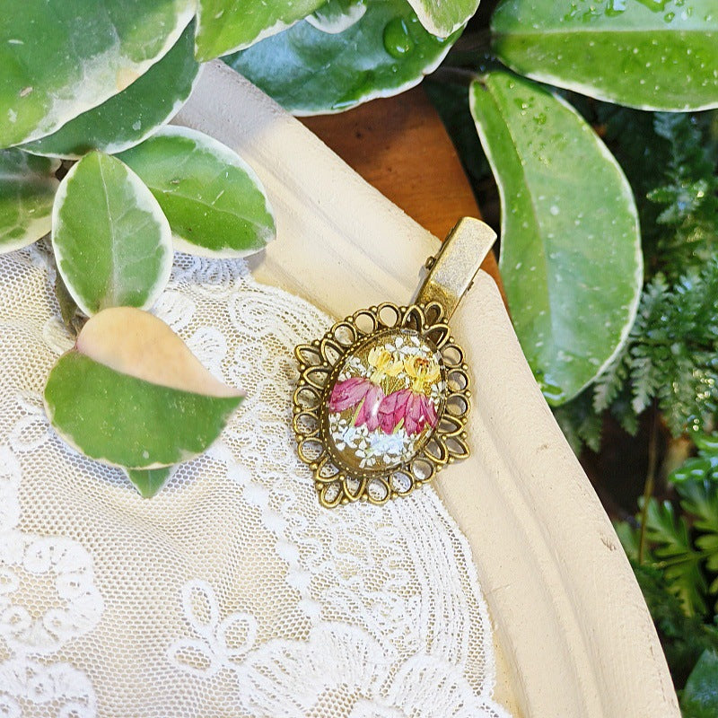 Flower-Inspired Handmade Vintage Floral Jewelry Set