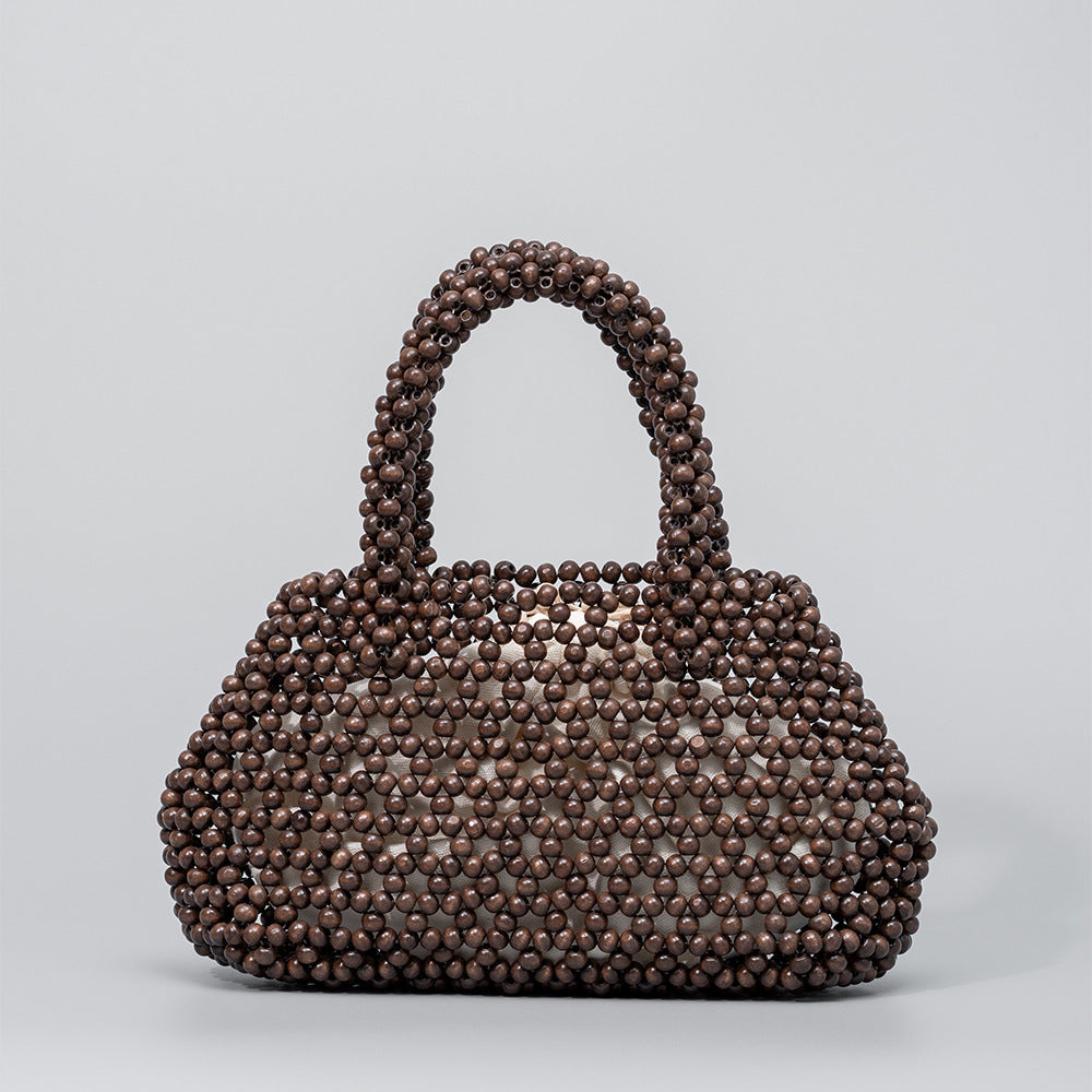 Handmade Wooden Bead Handbags