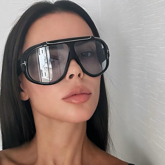 Trendy Oversized Sports Sunglasses for Men and Women