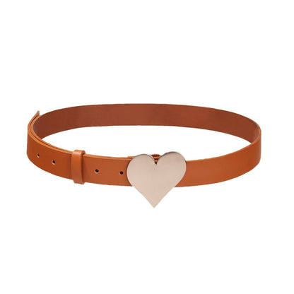 Love Shaped Punk Street Leather Belt