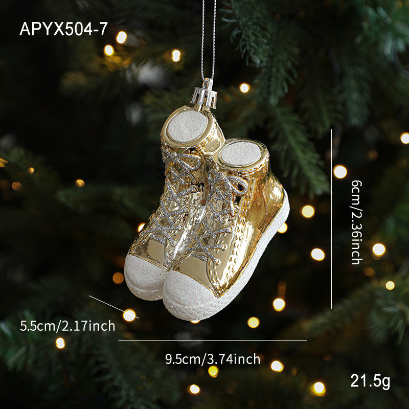 Sparkly Cartoon Charm Christmas Hanging Ornament