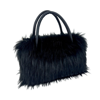 Fluffy Faux Fur Large Capacity Tote Handbag