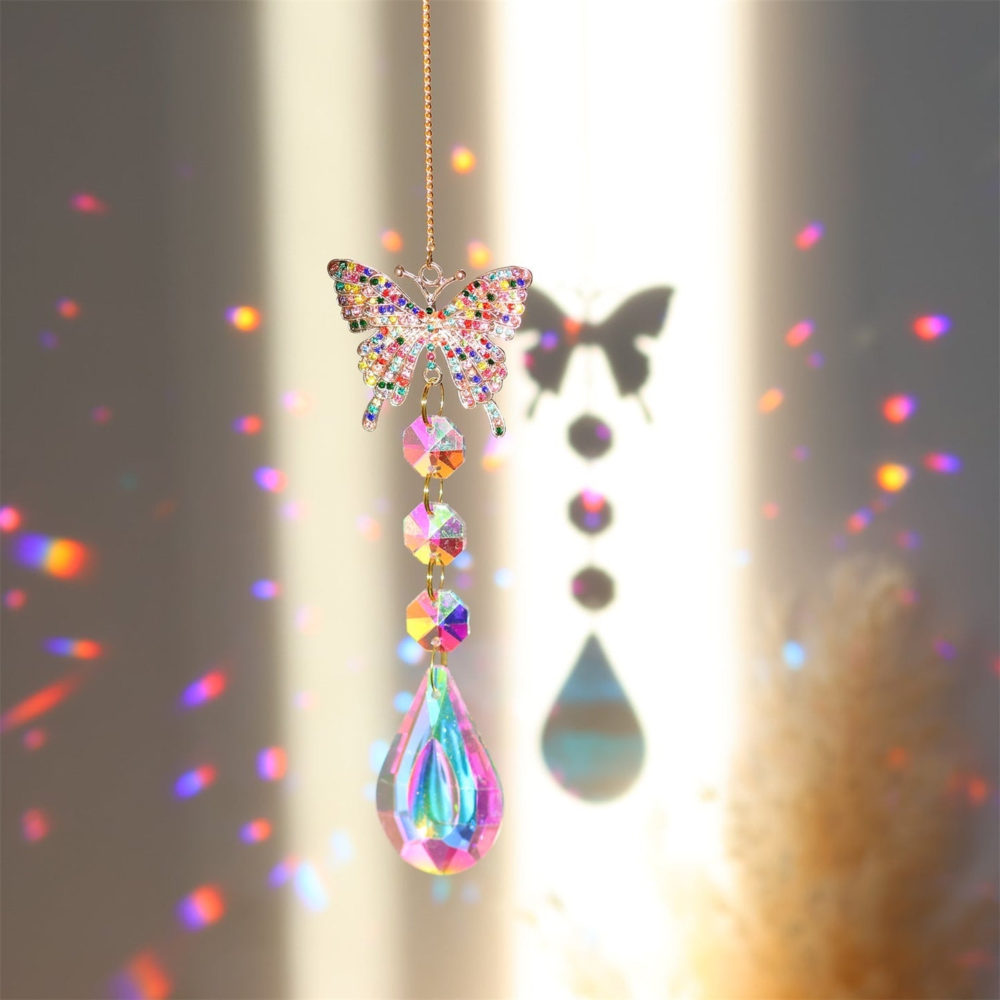 3+ Colorful Star Moon Suncatcher Hangings