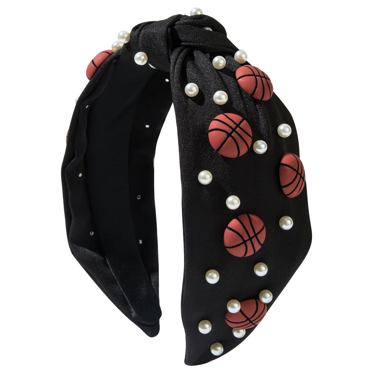 Sporty Pearl Headband Casual Hair Accessory