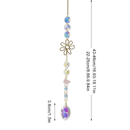 Hellow Out Hanging Crystal Decoration
