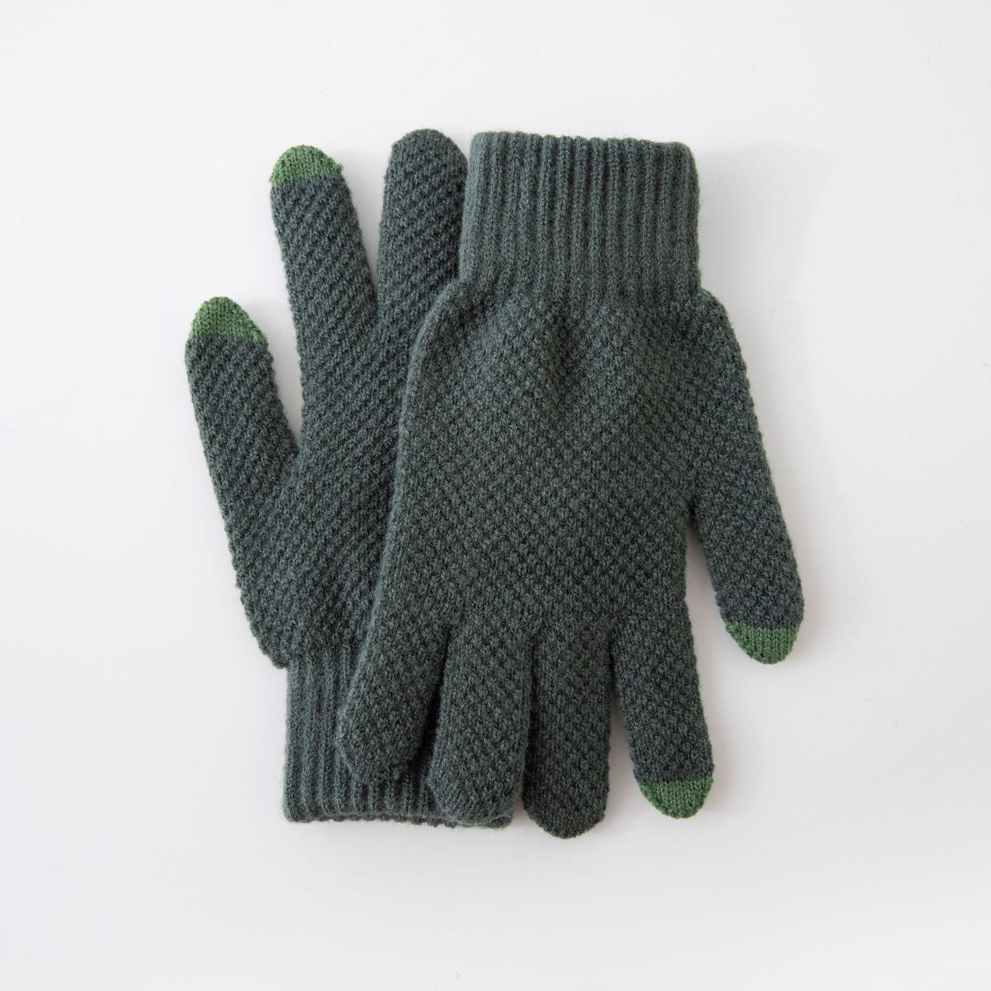 Touchscreen Winter Knitted Gloves Thicker Casual Insulated