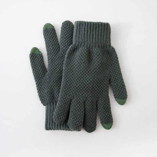 Touchscreen Winter Knitted Gloves Thicker Casual Insulated
