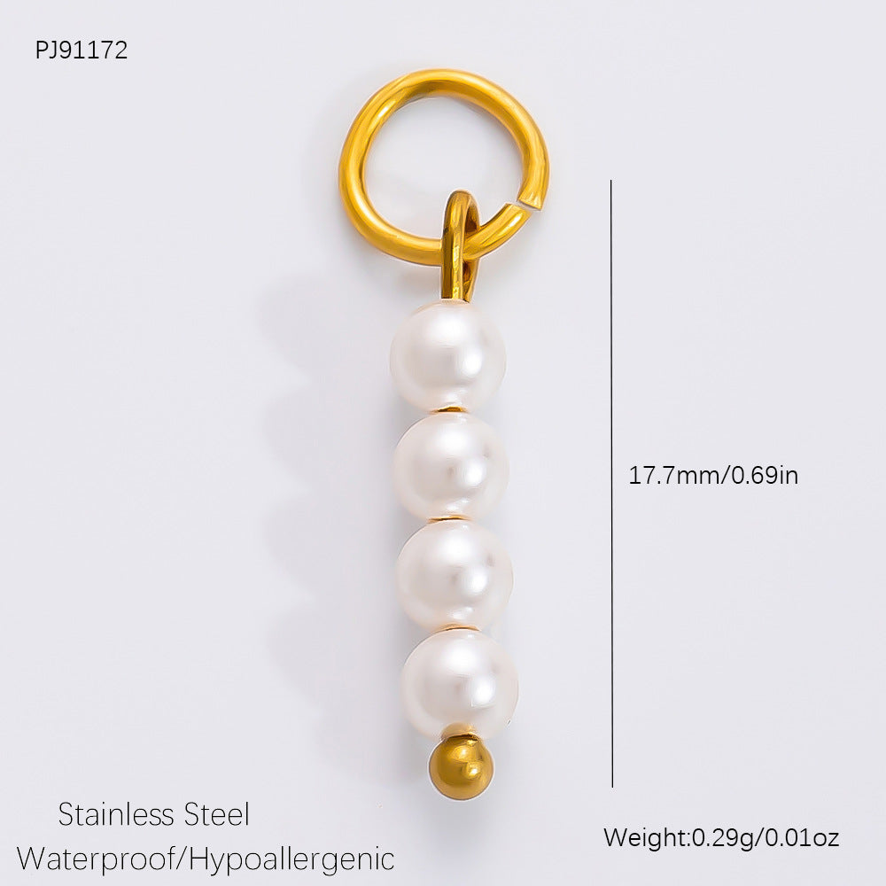 Fashionable DIY Jewelry Pendant Necklace Stainless Steel 18K Gold Plated