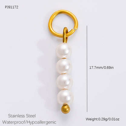 Fashionable DIY Jewelry Pendant Necklace Stainless Steel 18K Gold Plated