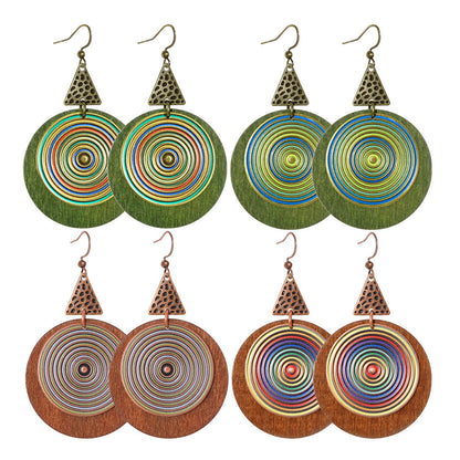 Geometric Statement Earrings Trendy Fashion Accessories