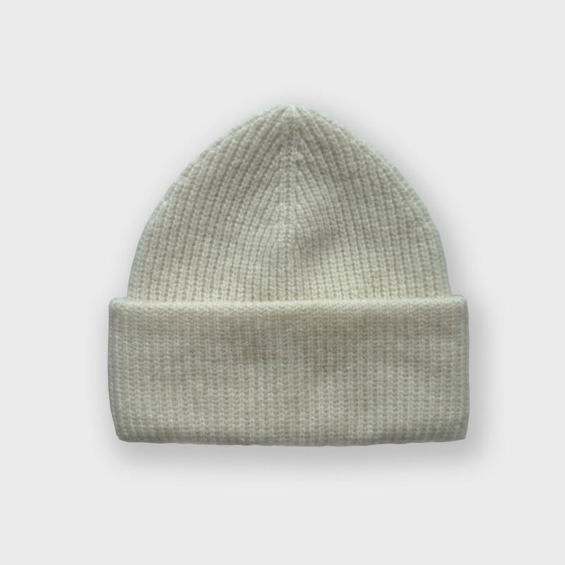 Classic Chic Alpaca Wool Blend Knitted Beanie for Women
