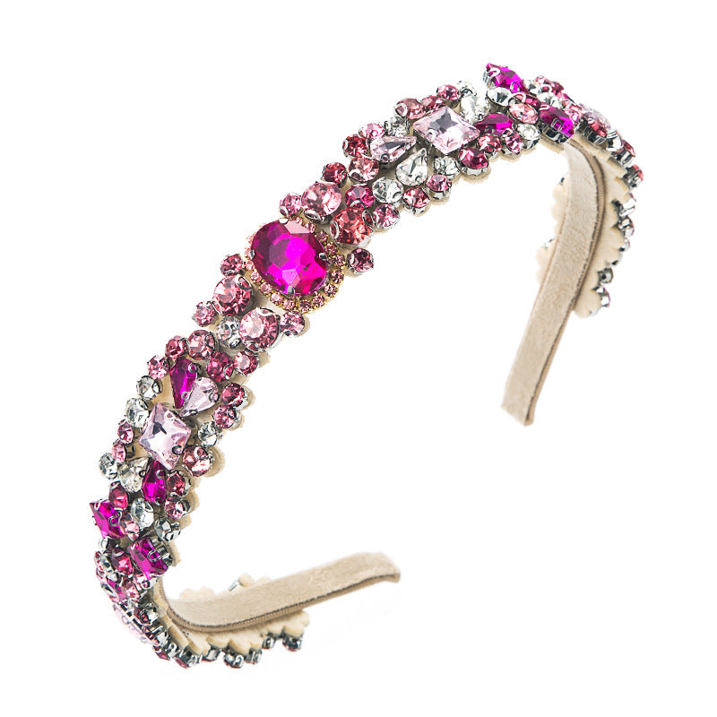 Baroque Style Floral Headband Elegant Hair Accessory