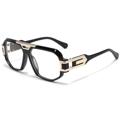 New Polygonal Men's Sunglasses Trendy Retro Style UV400 Protection