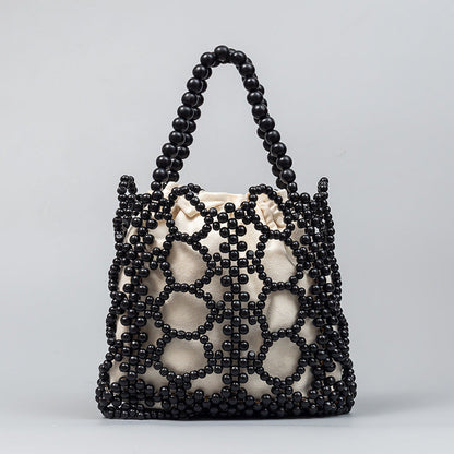 Wooden Bead Handmade Bag