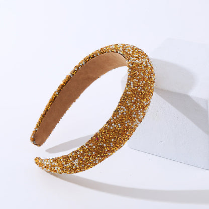 Trendy Pearl Hairband With Rhinestones for Women