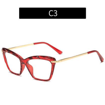 Fashionable Cat Eye Anti-Blue Light Glasses Trendy Optical Frame