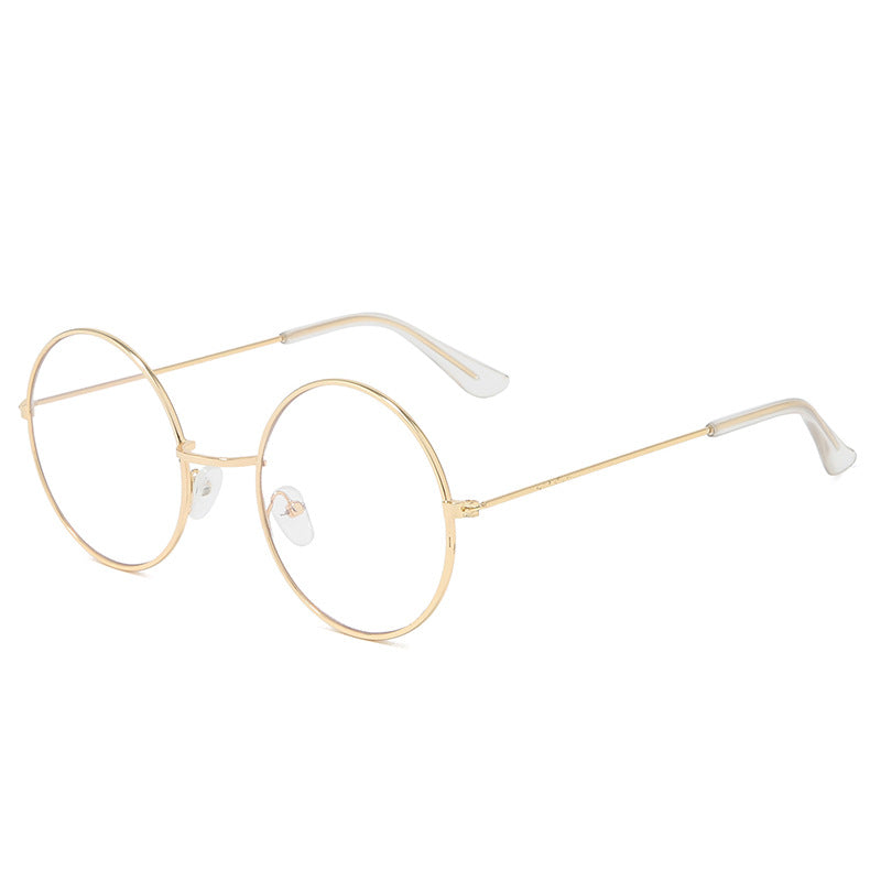 Retro Circular Sunglasses for Men - Vintage Photography Style