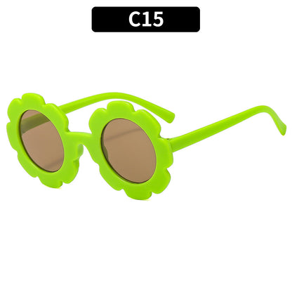 Colorful Children’s Classic Sunflower Sunglasses Cute UV Protection