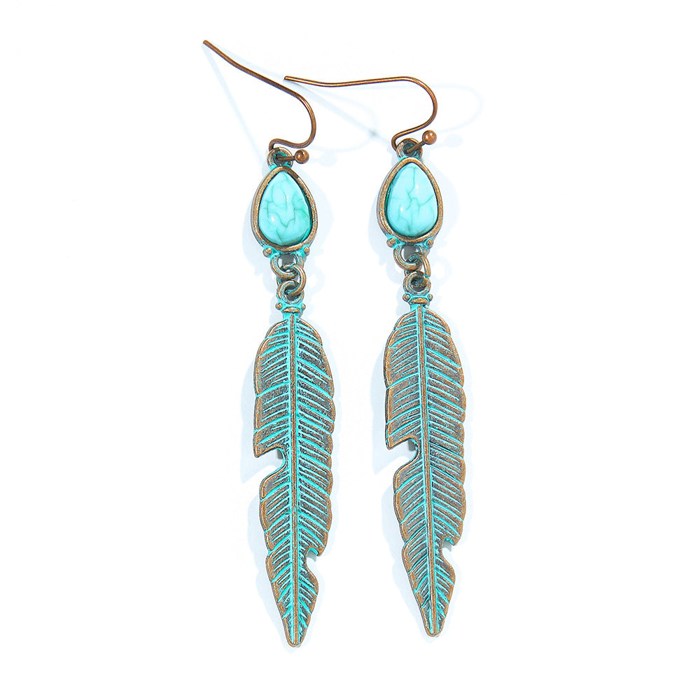 Bohemian Retro Tassel Earrings Vintage Style Travel Accessories