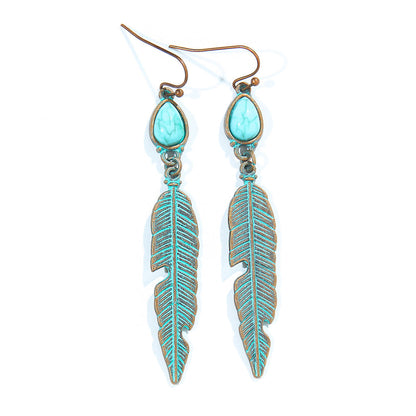 Bohemian Retro Tassel Earrings Vintage Style Travel Accessories
