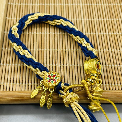 Tibet Hand-Woven Diamond Rope Hand Rope Bracelet Jewelry Gifts