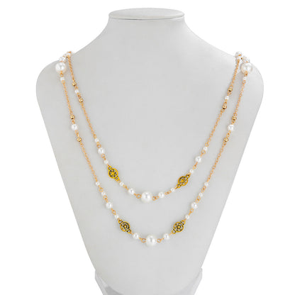 Vintage Star Tassel Layered Necklace For Women