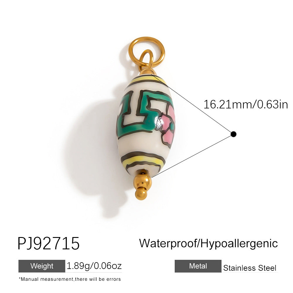Rainbow Unicorn Stainless Steel DIY Pendant Jewelry for Bracelets and Necklaces