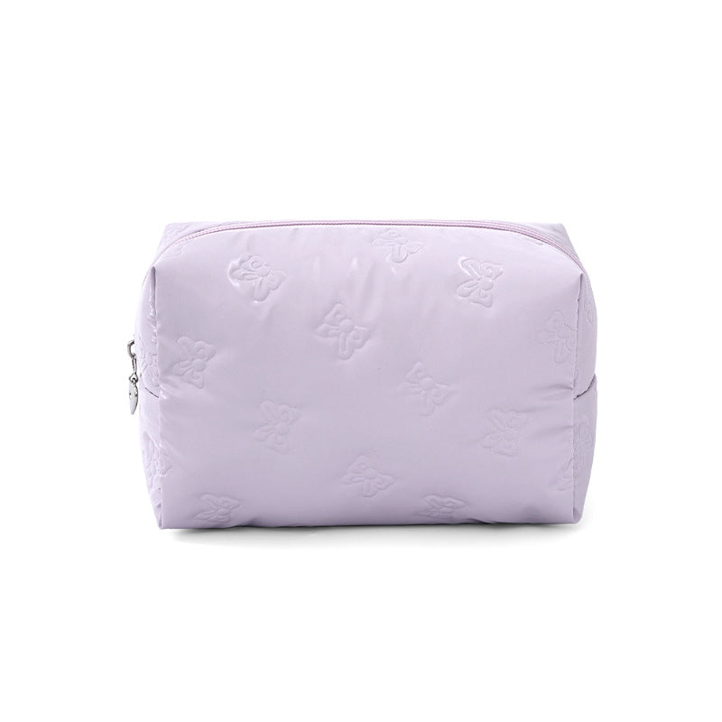 Elegant Butterfly Print Portable Cosmetic Bag