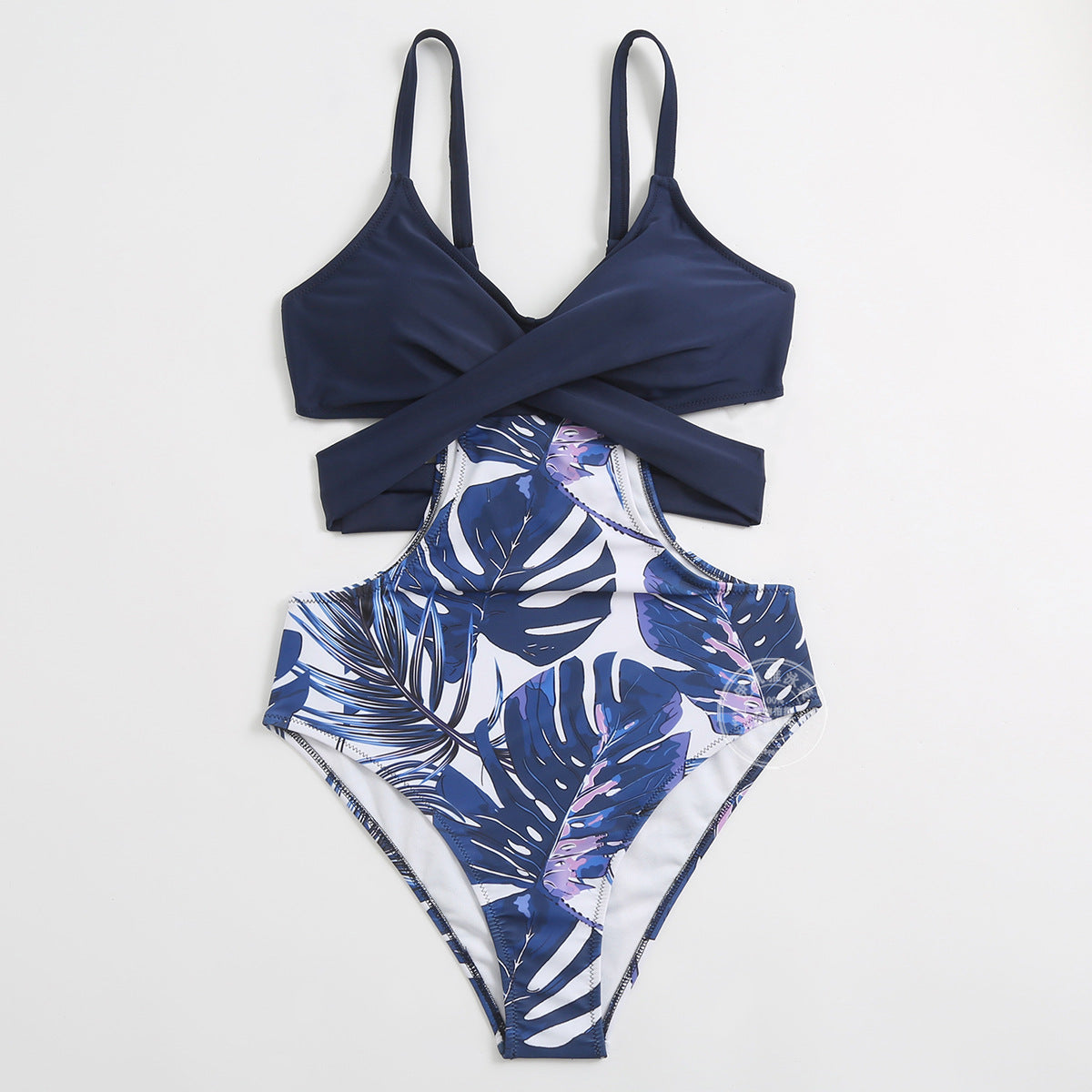 Swimwear Multicolor Bikini Bust-Up Shape One-Piece Bikini Swimsuit Women