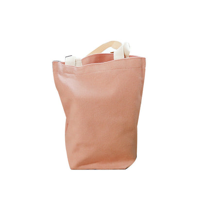Solid Color Minimalist Canvas Tote Bag
