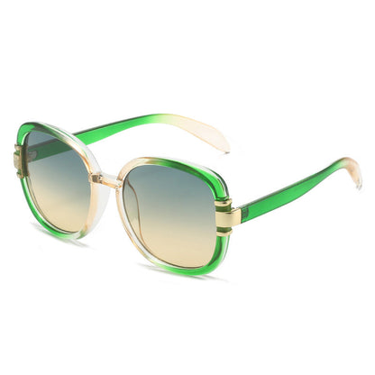 Trendy Oval Sunglasses Fashionable Street Style Sunglasses