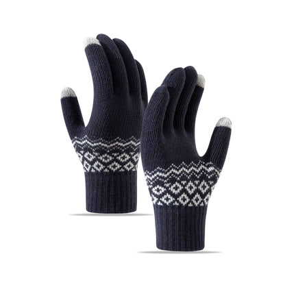 Winter Warm Knitted Touchscreen Gloves for Women